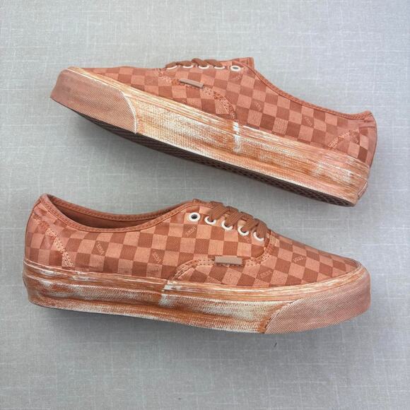 ? 2024 VANS Authentic 44 “Dip Dye Checkerboard Orange Marmalade” 9.5M main image 6